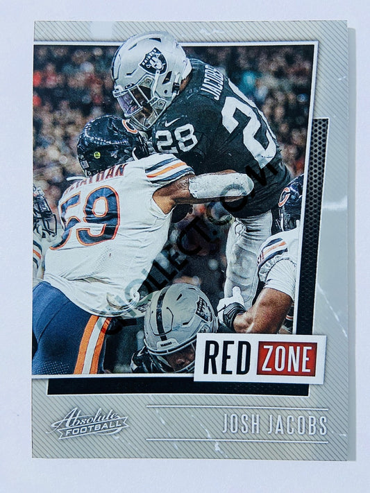 Josh Jacobs - Las Vegas Raiders 2020-21 Panini Absolute Football Red Zone #RZ-JJ