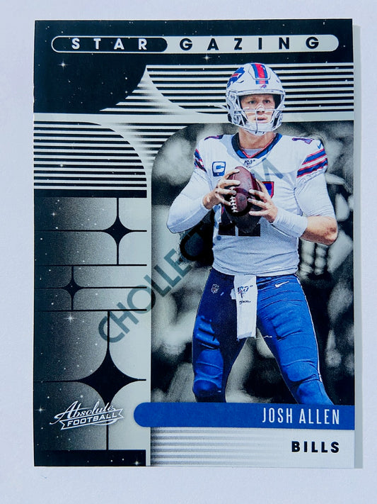 Josh Allen - Buffalo Bills 2020-21 Panini Absolute Football Star Gazing #SG-JA