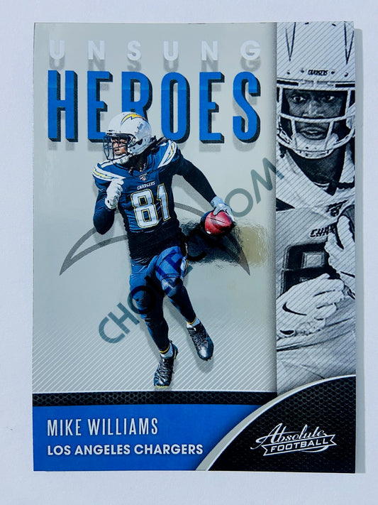 Mike Williams - Los Angeles Chargers 2020-21 Panini Absolute Football Unsung Heroes #UH-MW