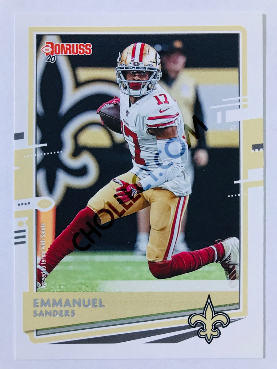 Emmanuel Sanders - New Orleans Saints 2020 Panini Donruss #14