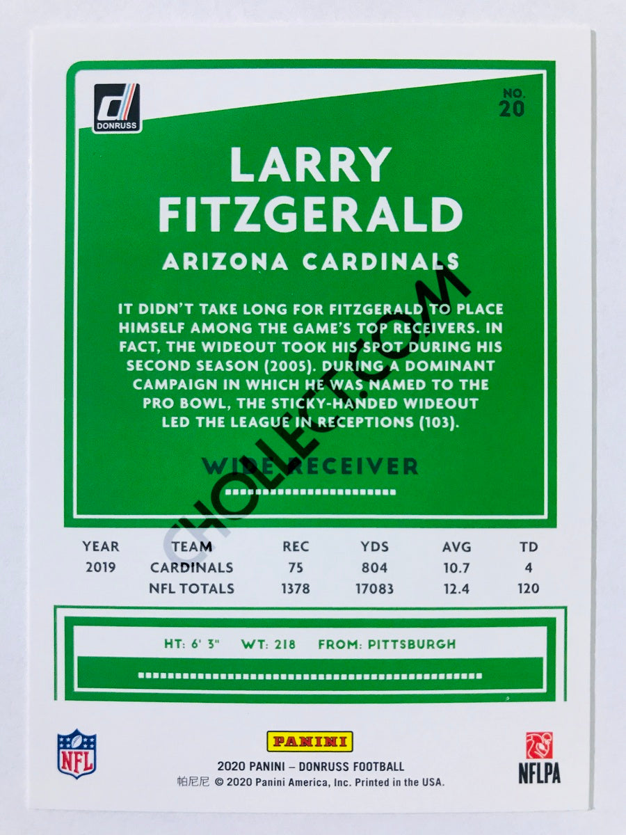 Larry Fitzgerald - Arizona Cardinals 2020 Panini Donruss #20