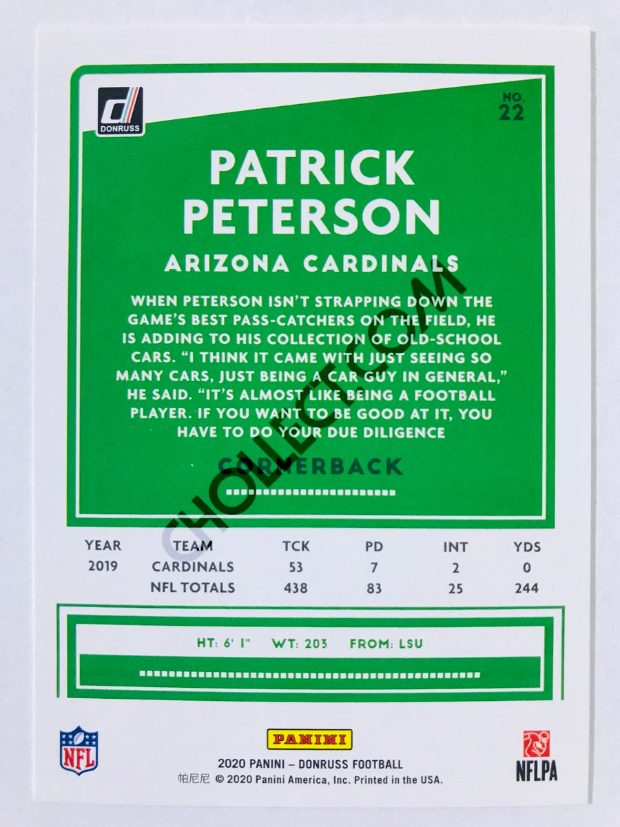 Patrick Peterson - Arizona Cardinals 2020 Panini Donruss #22