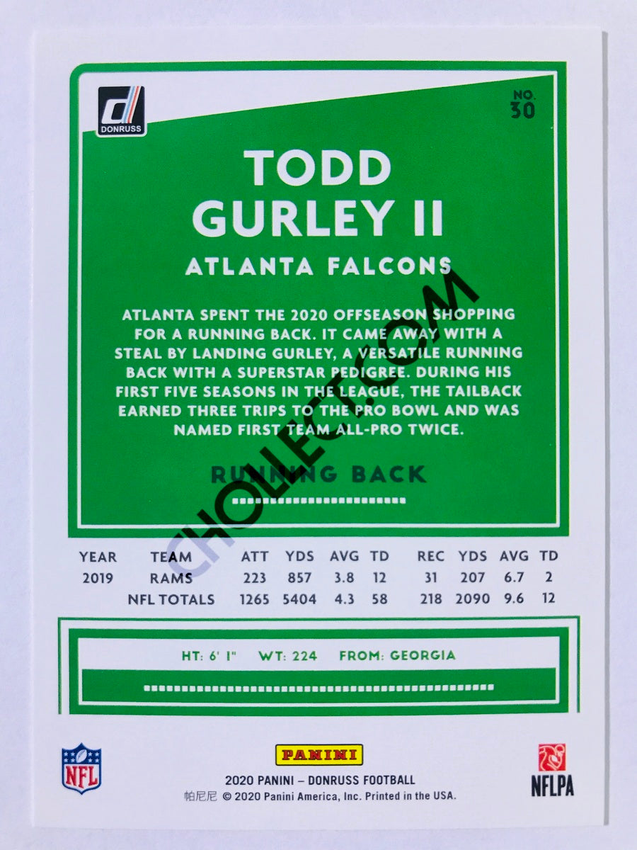 Todd Gurley II - Atlanta Falcons 2020 Panini Donruss #30