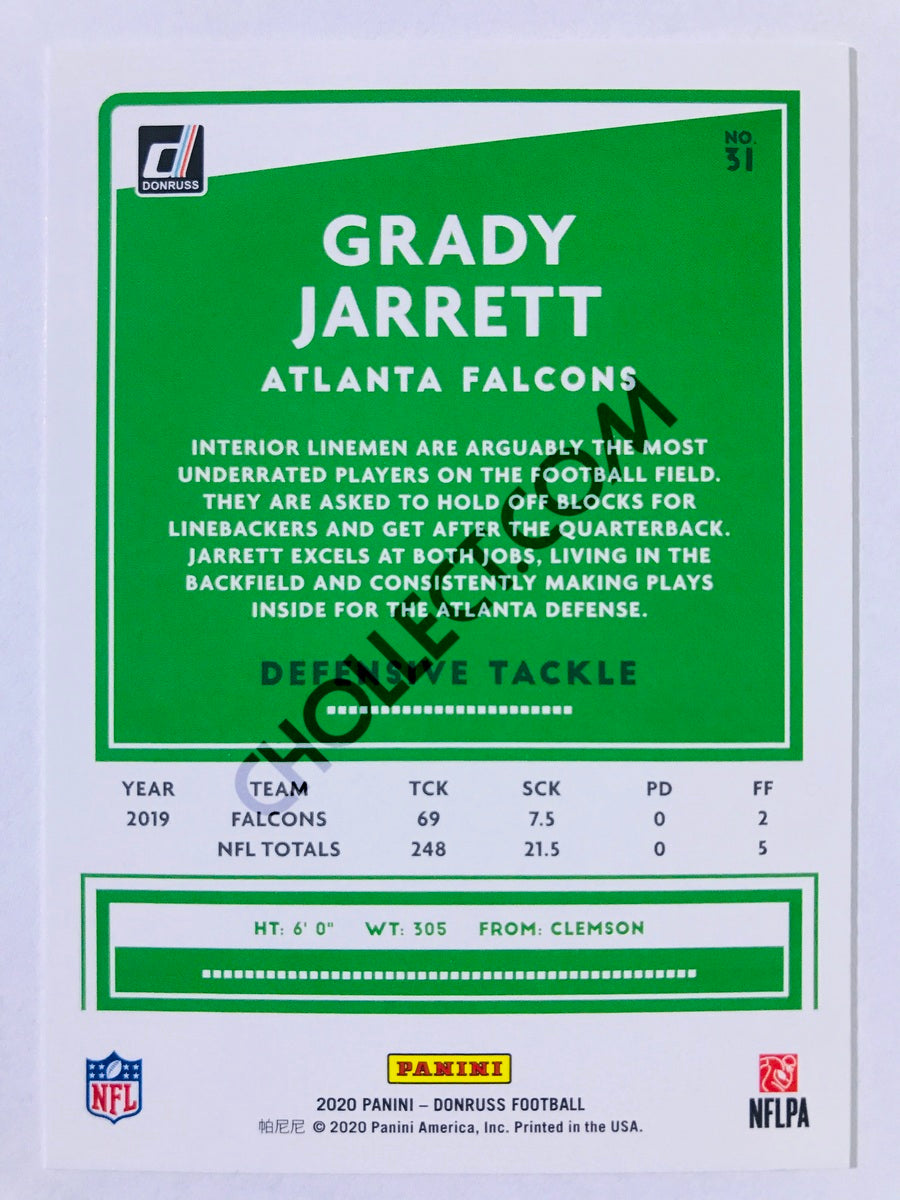 Grady Jarrett - Atlanta Falcons 2020 Panini Donruss #31