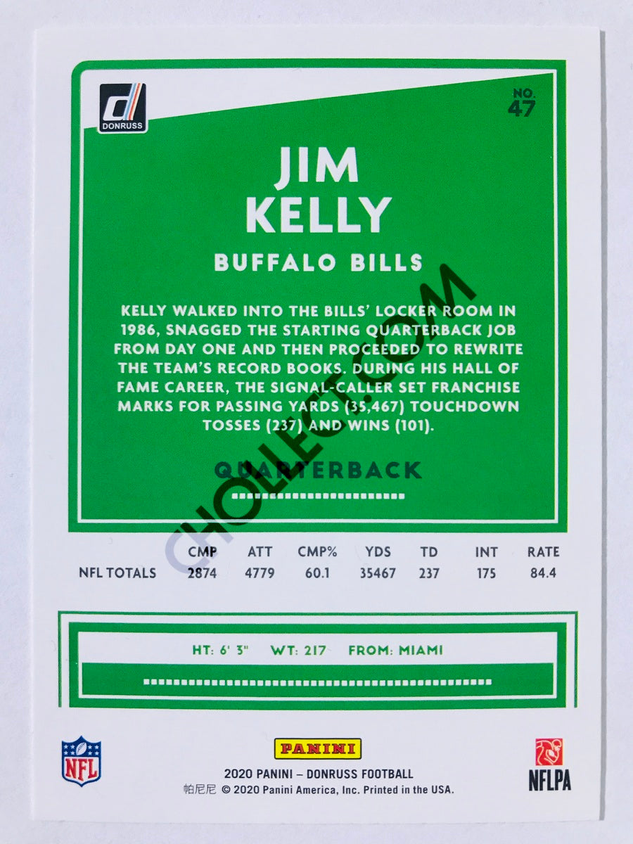 Jim Kelly - Buffalo Bills 2020 Panini Donruss #47