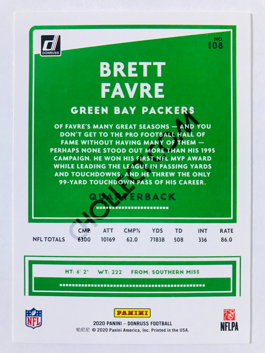 Brett Favre - Green Bay Packers 2020 Panini Donruss #108