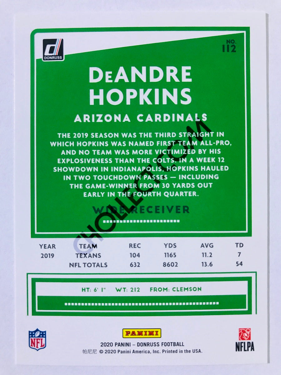 DeAndre Hopkins - Arizona Cardinals 2020 Panini Donruss #112