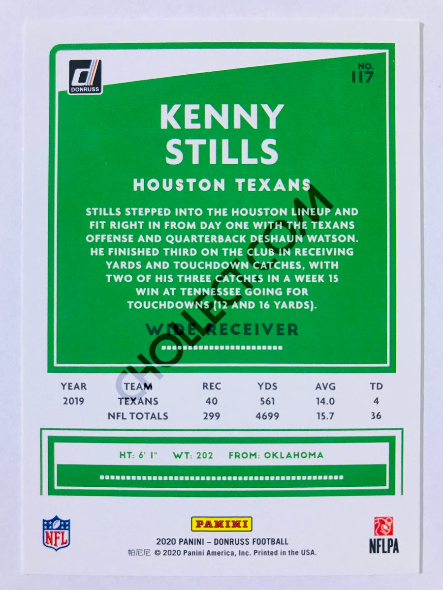 Kenny Stills - Houston Texans 2020 Panini Donruss #117