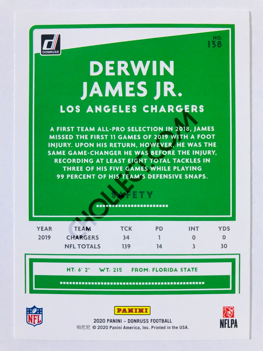 Derwin James Jr. - Los Angeles Chargers 2020 Panini Donruss #138