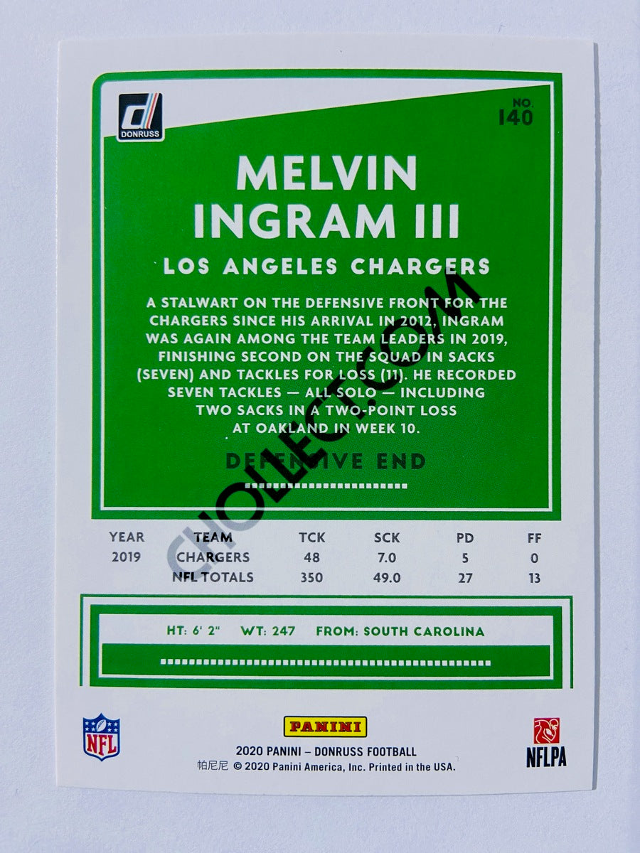 Melvin Ingram III - Los Angeles Chargers 2020 Panini Donruss #140