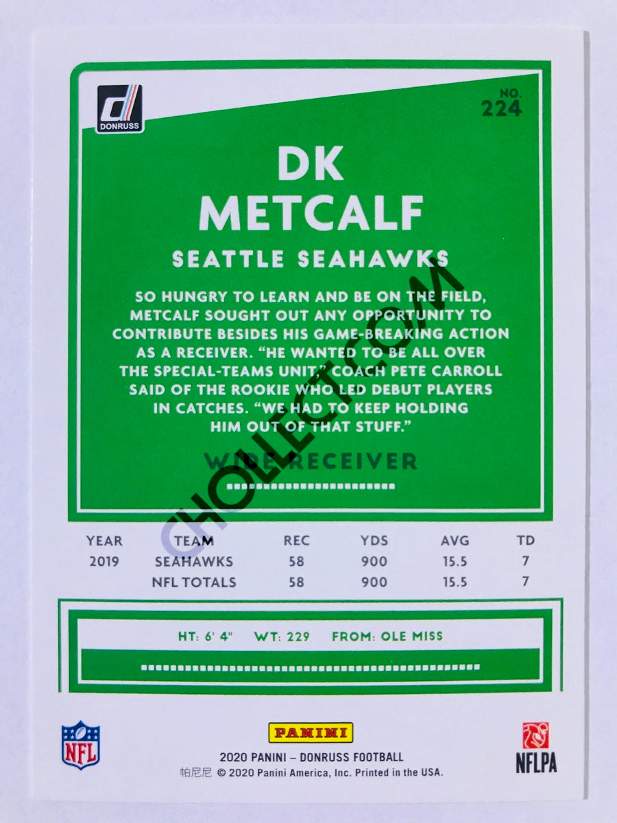 DK Metcalf - Seattle Seahawks 2020 Panini Donruss #224