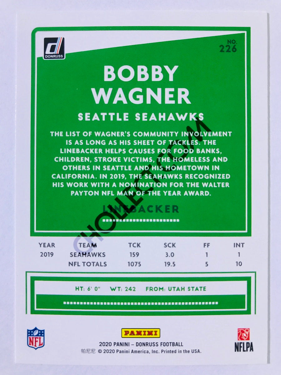 Bobby Wagner - Seattle Seahawks 2020 Panini Donruss #226