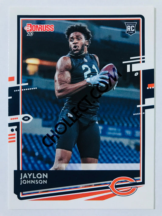 Jaylon Johnson - Chicago Bears 2020 Panini Donruss Press Proof RC Rookie #273