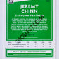 Jeremy Chinn - Carolina Panthers 2020 Panini Donruss Press Proof RC Rookie #289