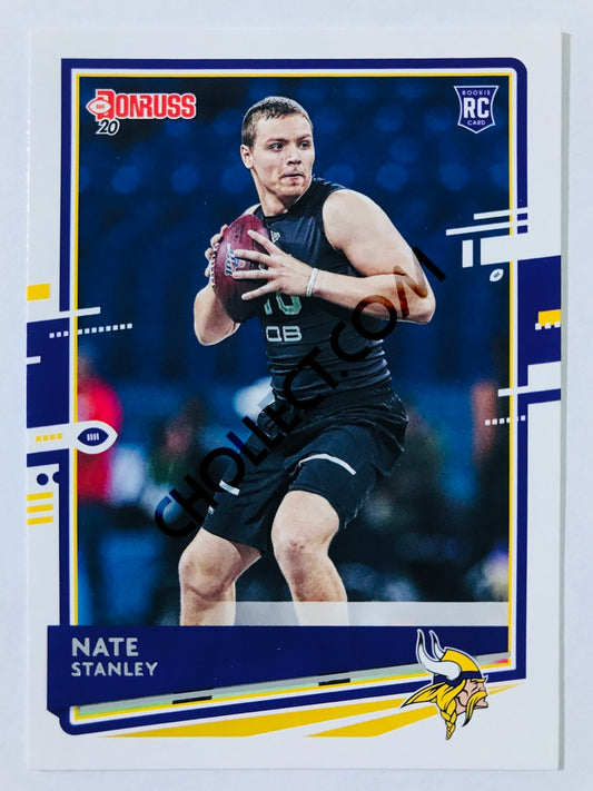 Nate Stanley - Minnesota Vikings 2020 Panini Donruss Press Proof RC Rookie #300