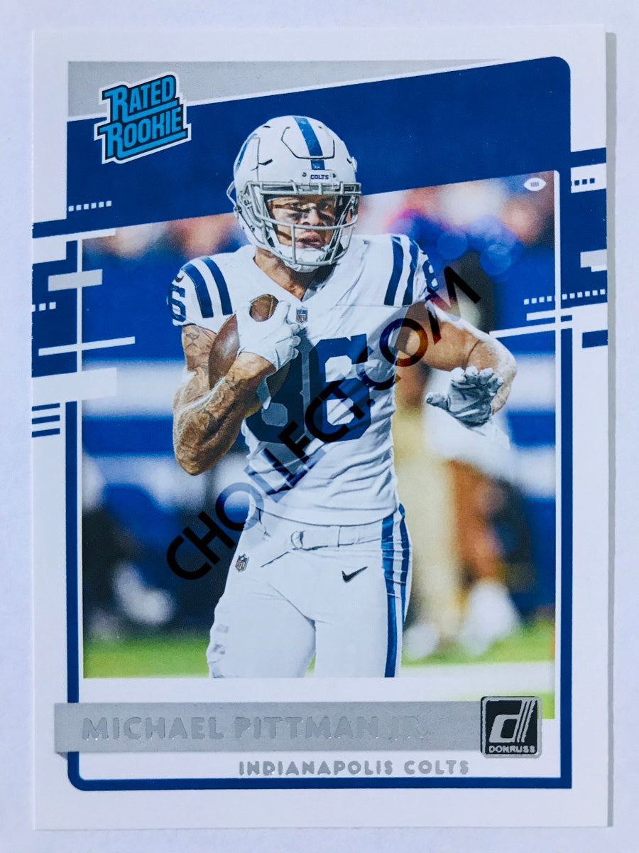 Michael Pittman Jr. - Indianapolis Colts 2020 Panini Donruss Rated Rookie #322