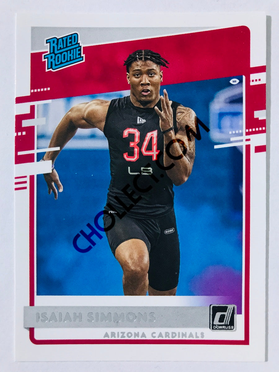 Isaiah Simmons - Arizona Cardinals 2020 Panini Donruss Rated Rookie #349