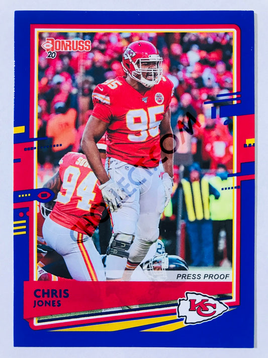Chris Jones - Kansas City Chiefs 2020 Panini Donruss Press Proof #6