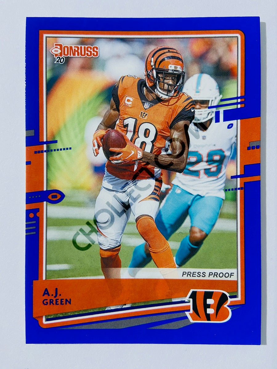 A.J. Green - Cincinnati Bengals 2020 Panini Donruss Press Proof #69