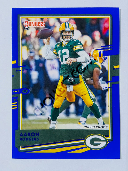 Aaron Rodgers - Green Bay Packers 2020 Panini Donruss Press Proof #103