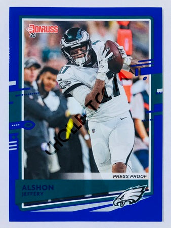 Alshon Jeffery - Philadelphia Eagles 2020 Panini Donruss Press Proof #211