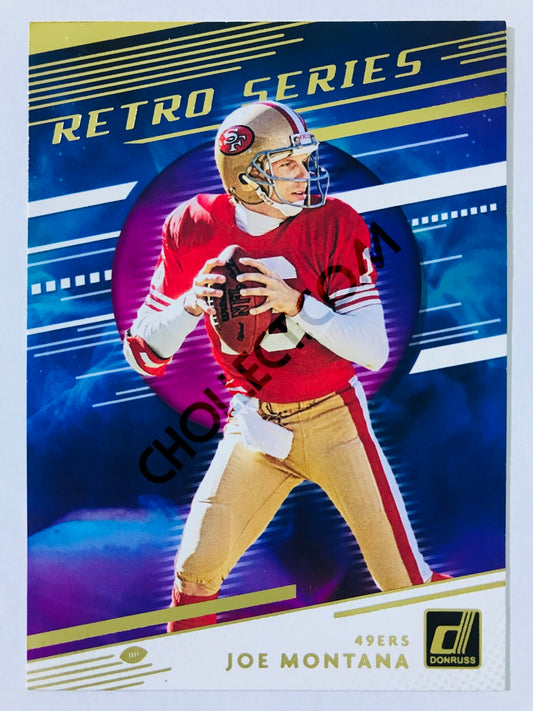 Joe Montana - San Francisco 49ers 2020 Panini Donruss Retro Series #RS-JM