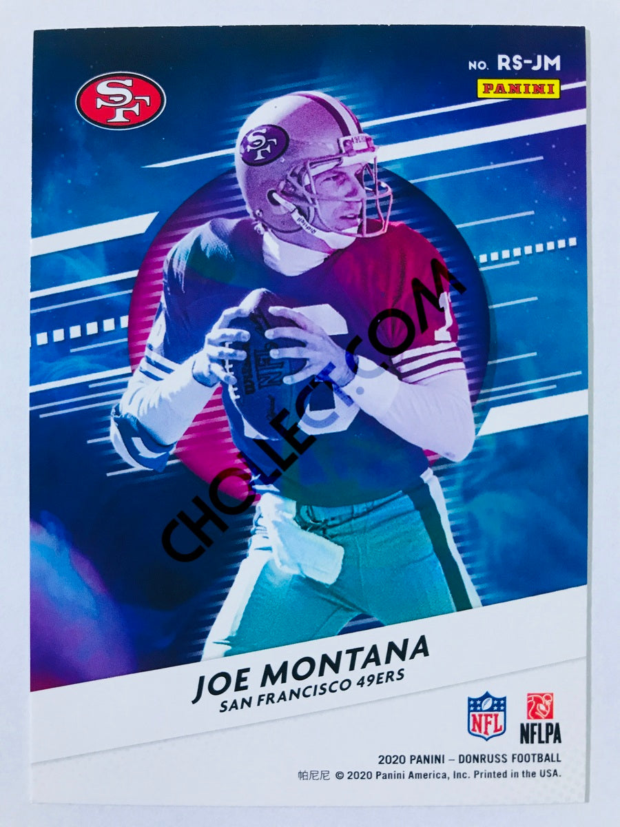 Joe Montana - San Francisco 49ers 2020 Panini Donruss Retro Series #RS-JM