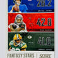 Aaron Jones / Daniel Jones / Mike Evans - 2020 Panini Score Fantasy Stars Insert #FS-DMA