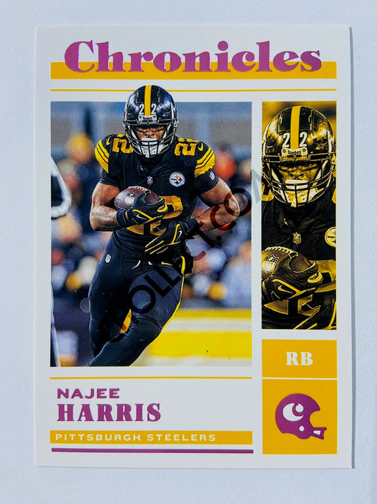 Najee Harris - Pittsburgh Steelers 2022 Panini Chronicles Pink Parallel #7