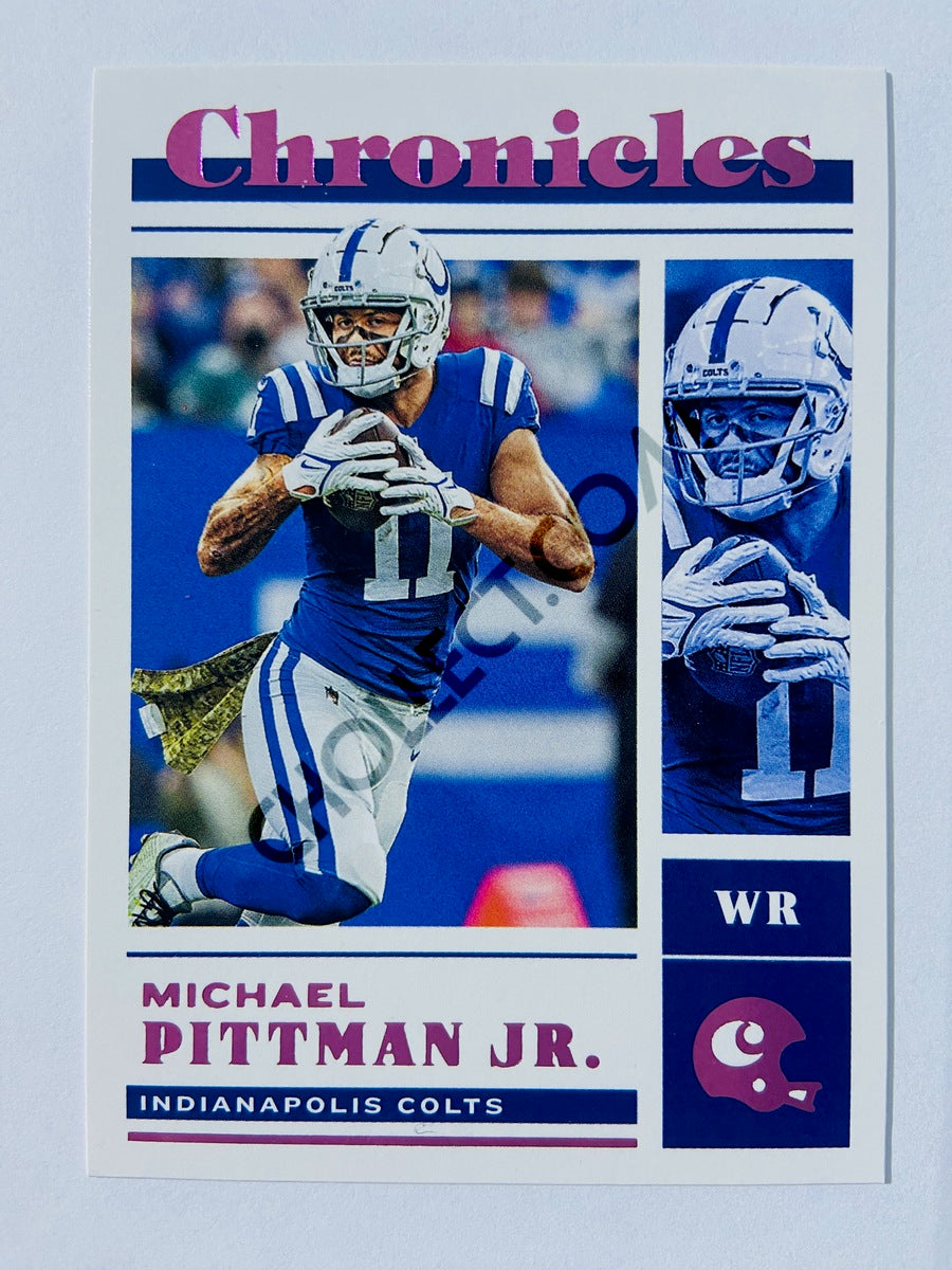 Michael Pittman Jr. - Indianapolis Colts 2022 Panini Chronicles Pink Parallel #11