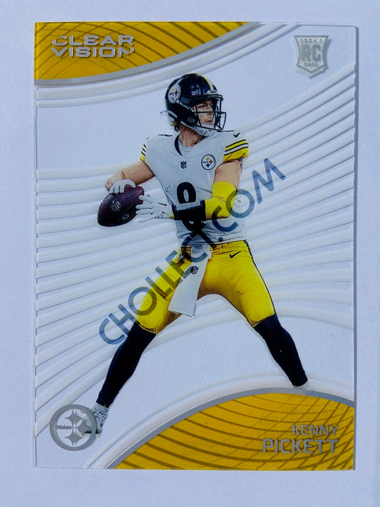 Kenny Pickett - Pittsburgh Steelers 2022 Panini Chronicles Clear Vision RC Rookie #CVR-1