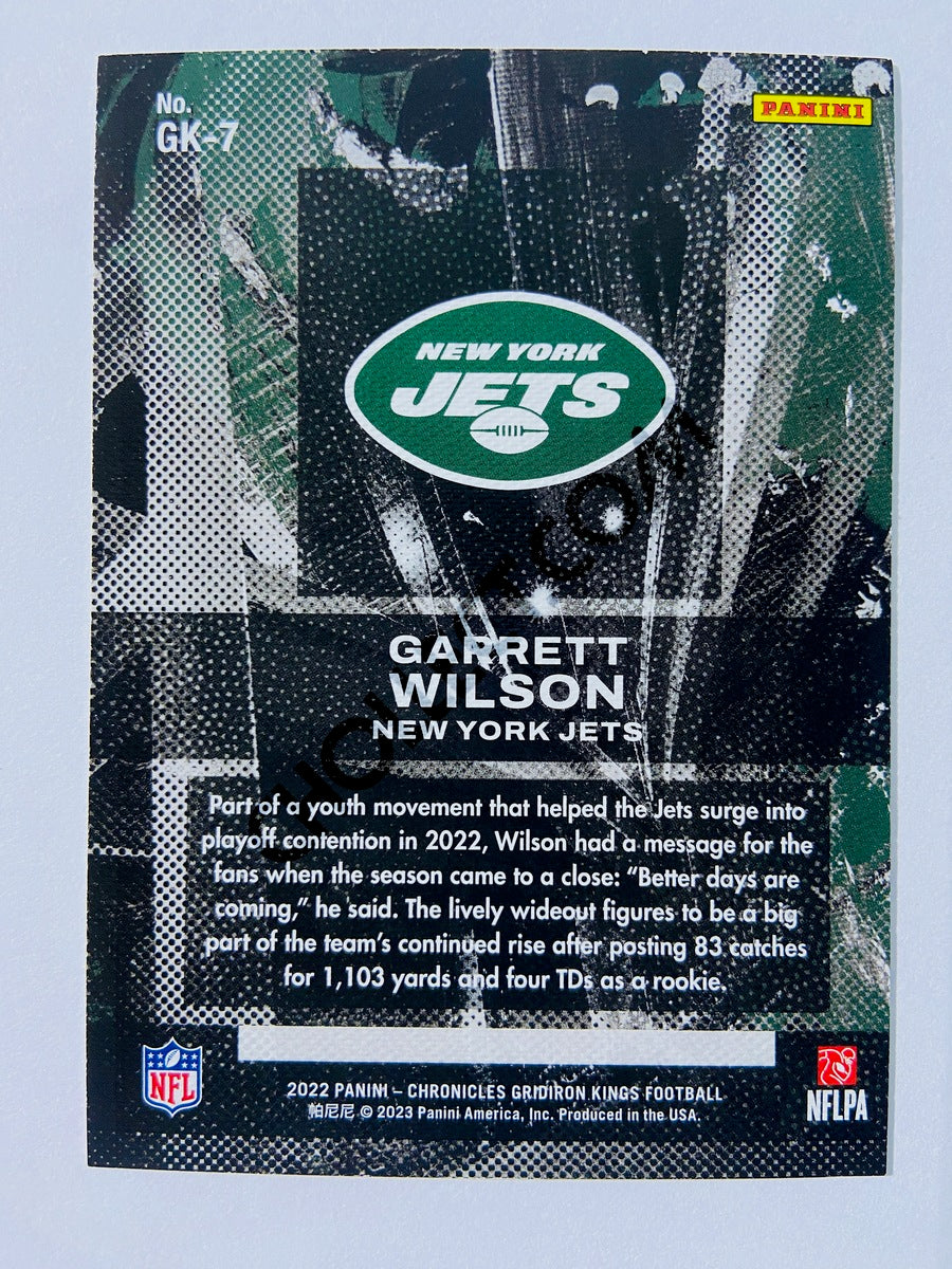 Garrett Wilson - New York Jets 2022 Panini Chronicles Gridiron Kings RC Rookie #GK-7