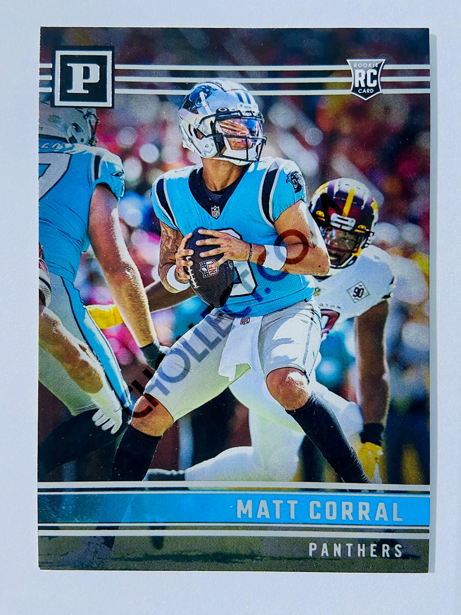 Matt Corral - Carolina Panthers 2022 Panini Chronicles Panini RC Rookie #PA-3