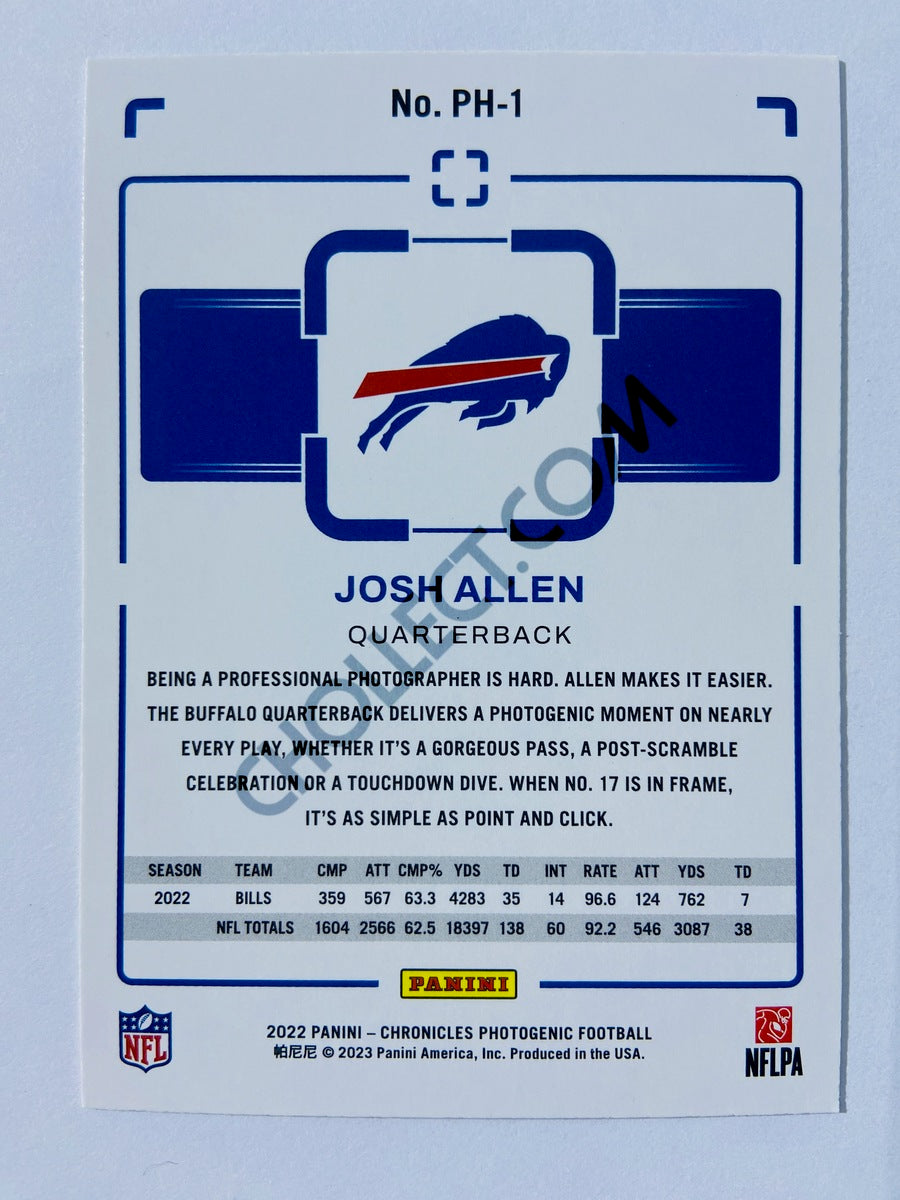 Josh Allen - Buffalo Bills 2022 Panini Chronicles Photogenic #PH-1