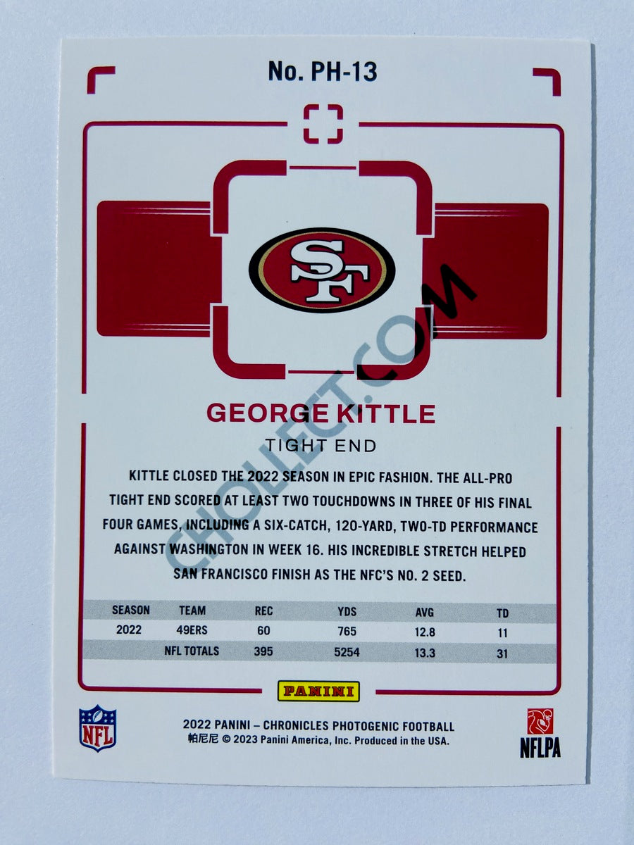 George Kittle - San Francisco 49ers 2022 Panini Chronicles Photogenic #PH-13