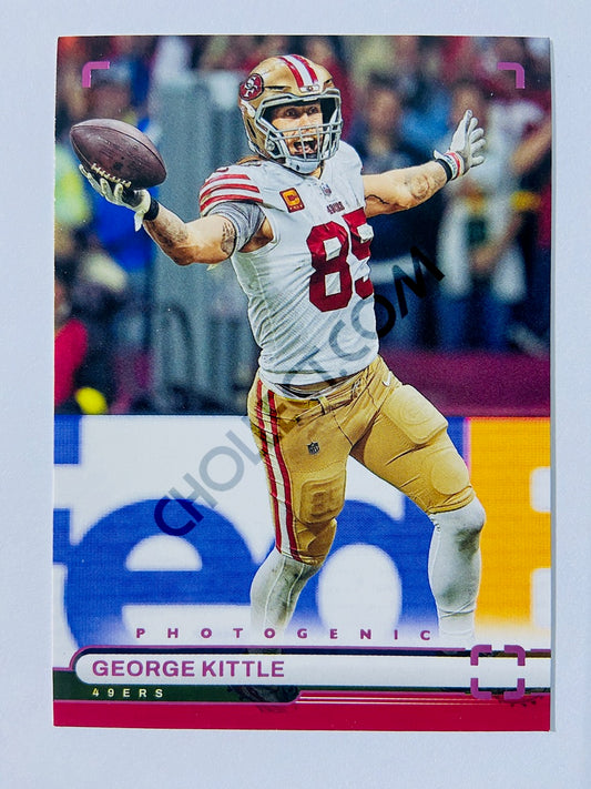 George Kittle - San Francisco 49ers 2022 Panini Chronicles Photogenic Pink Parallel #PH-13