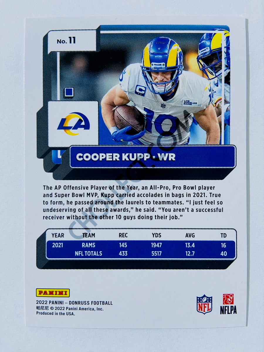 Cooper Kupp - Los Angeles Rams 2022 Panini Donruss #11