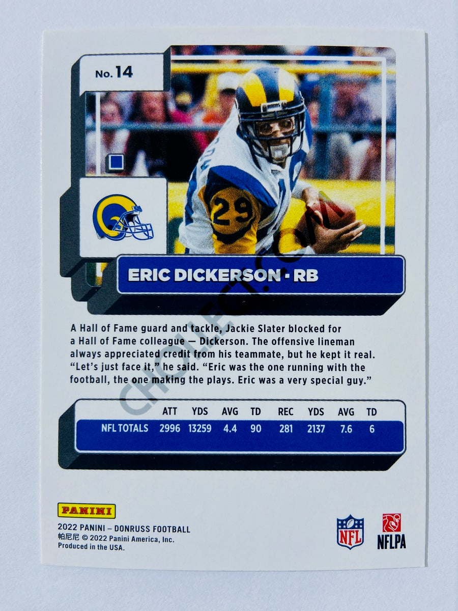 Eric Dickerson - Los Angeles Rams 2022 Panini Donruss #14