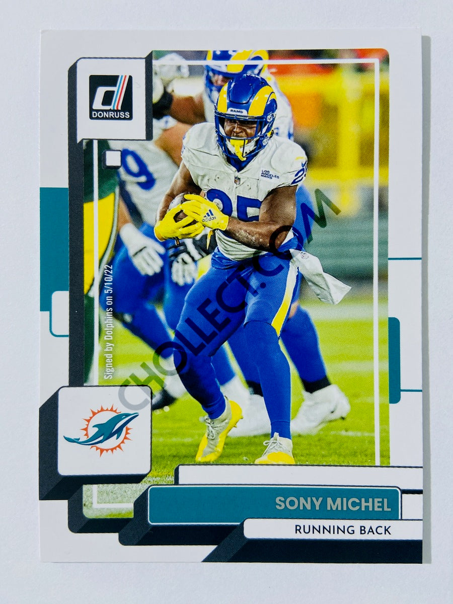 Sony Michel - Miami Dolphins 2022 Panini Donruss #16