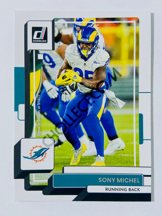 Sony Michel - Miami Dolphins 2022 Panini Donruss #16