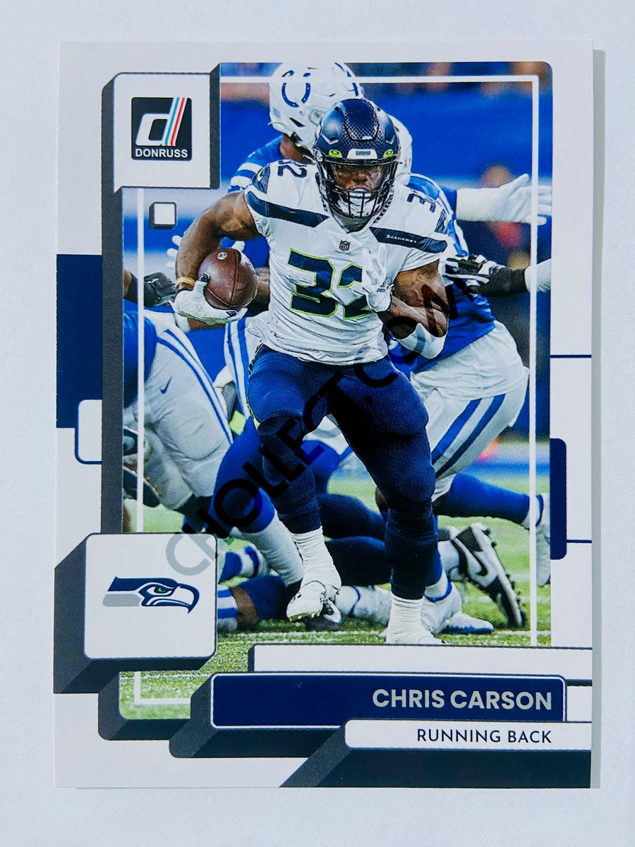 Chris Carson - Seattle Seahawks 2022 Panini Donruss #33