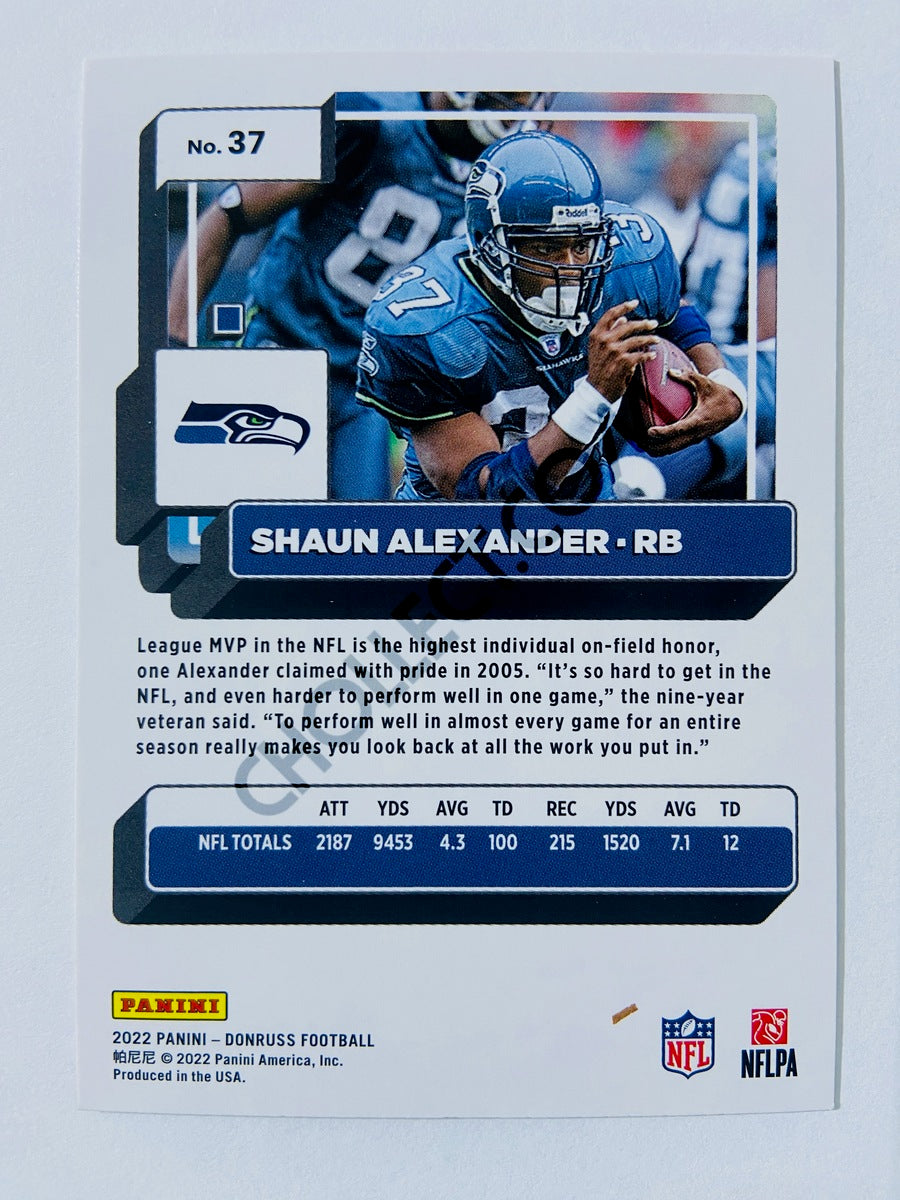 Shaun Alexander - Seattle Seahawks 2022 Panini Donruss #37