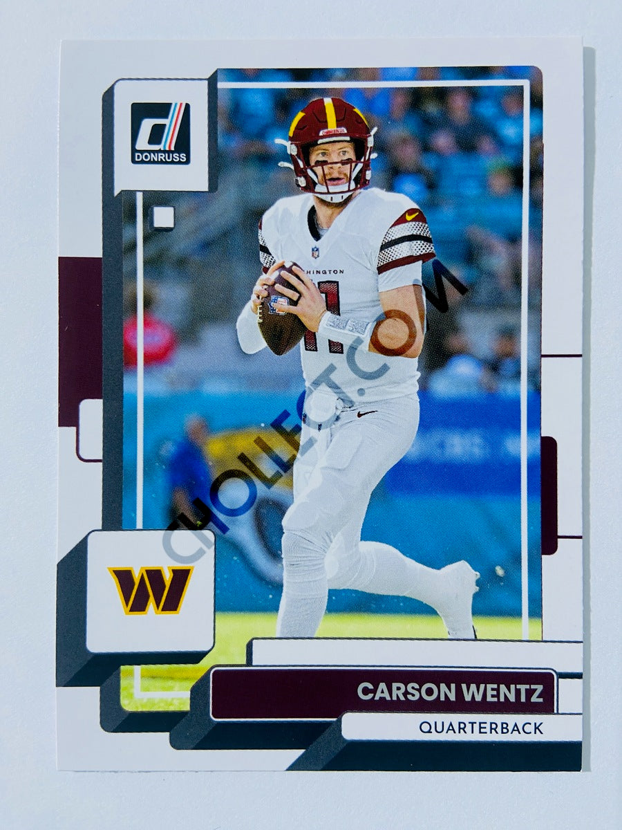 Carson Wentz - Washington Commanders 2022 Panini Donruss #52