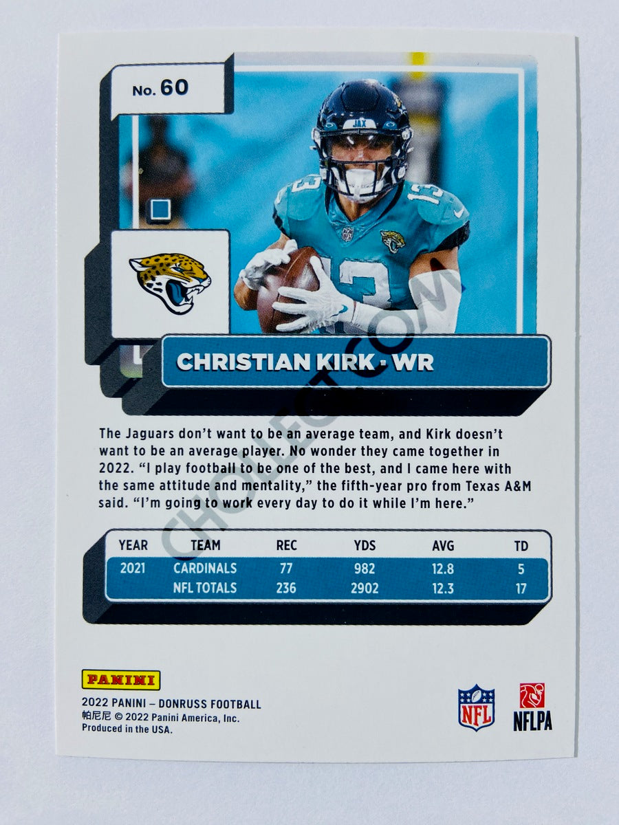 Christian Kirk - Jacksonville Jaguars 2022 Panini Donruss #60