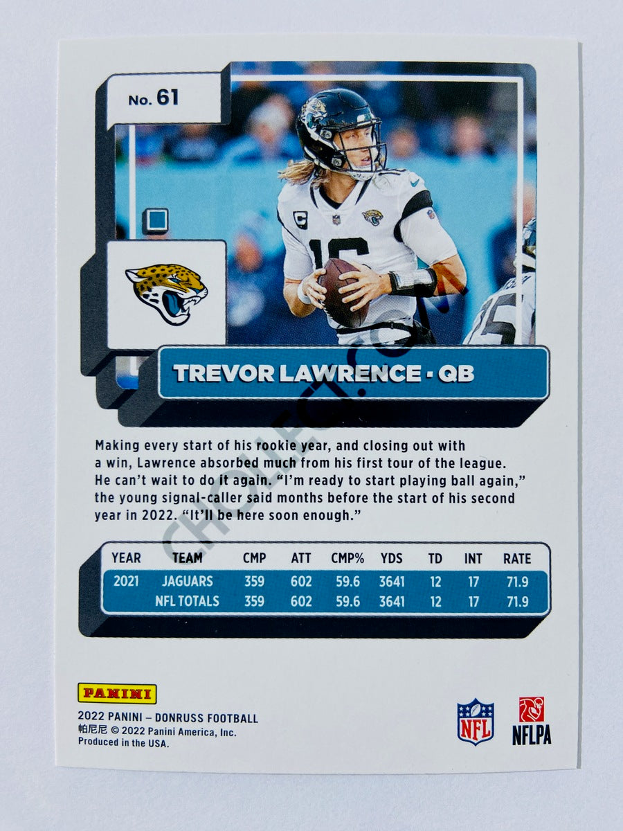 Trevor Lawrence - Jacksonville Jaguars 2022 Panini Donruss #61