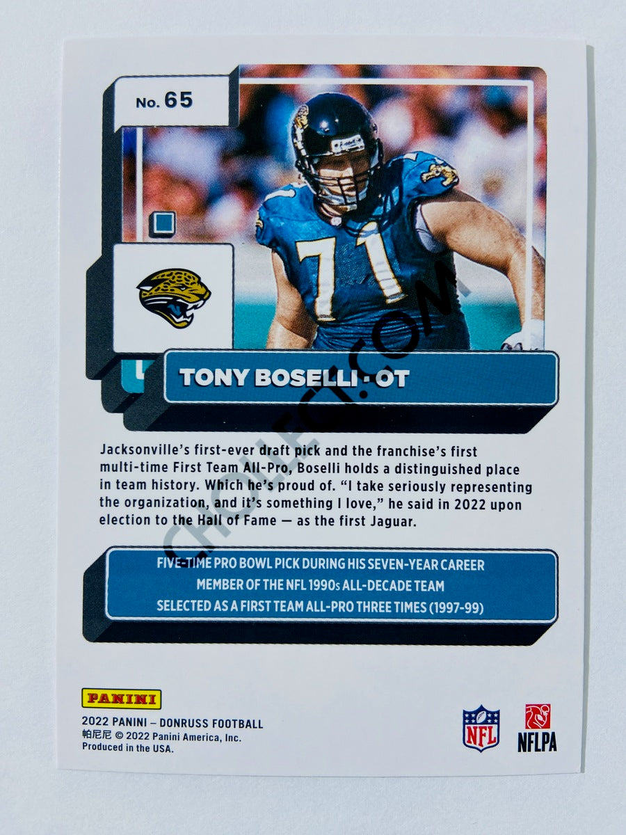 Tony Boselli - Jacksonville Jaguars 2022 Panini Donruss #65