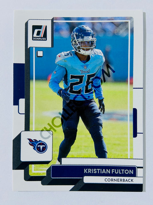 Kristian Fulton - Tennessee Titans 2022 Panini Donruss #73