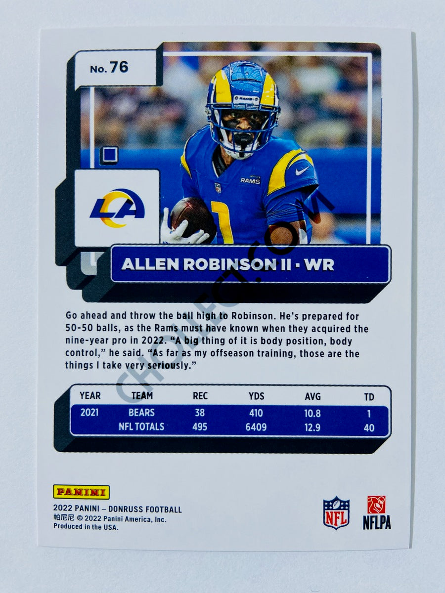 Allen Robinson II - Los Angeles Rams 2022 Panini Donruss #76