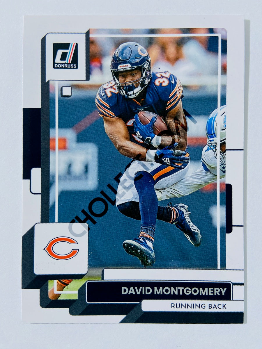 David Montgomery - Chicago Bears 2022 Panini Donruss #80