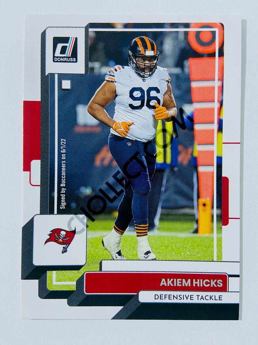 Akiem Hicks - Tampa Bay Buccaneers 2022 Panini Donruss #81